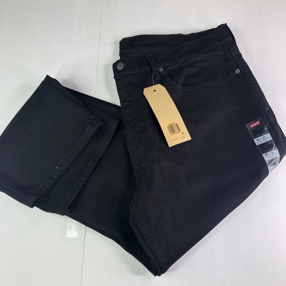 Levi's 559 Black 38x30 Relaxed Straight Jeans NWT - Picture 4 of 13